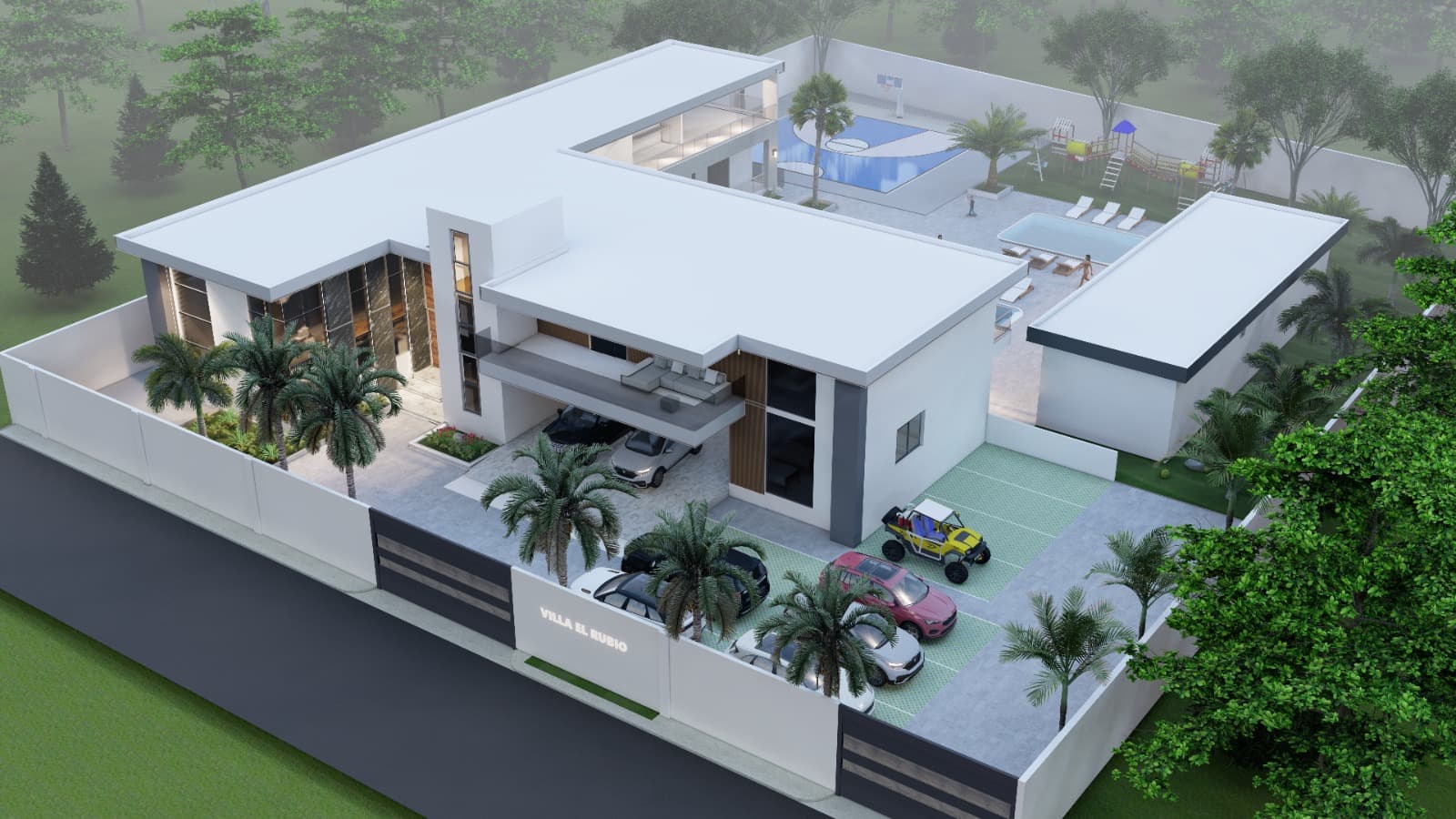 Villa El Rubio — render exterior 6