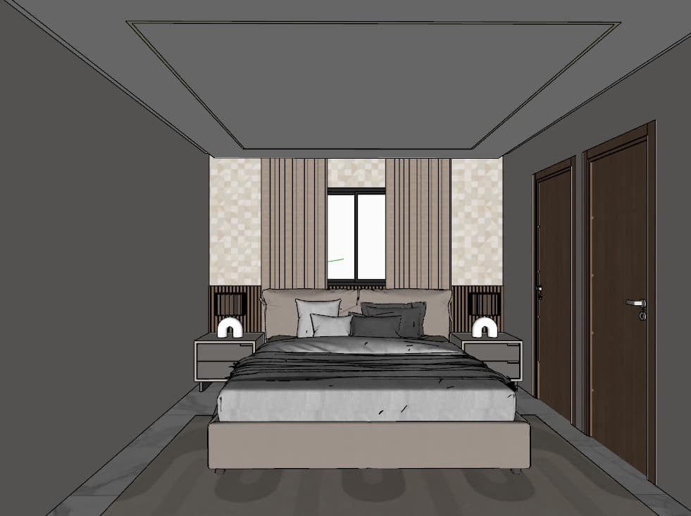 Villa El Rubio — render interior 3