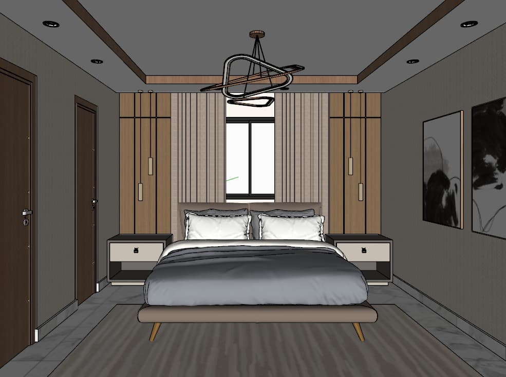 Villa El Rubio — render interior 6